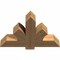 Ekena Millwork Redmond Smooth Timber Gable Bracket, Western Red Cedar, 36"W x 24"H x 5 1/2"D x 5 1/2"F, 16/12 Pitch GBW036X24X0606RED00SWR - alternate 3